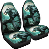 Werewolf Evil Eyes Digital Printing Fantasy Monster Car Seat Covers 212109 - YourCarButBetter