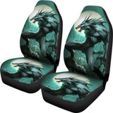 Werewolf Evil Eyes Digital Printing Fantasy Monster Car Seat Covers 212109 - YourCarButBetter