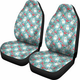 Westie Flower Car Seat Covers 160830 - YourCarButBetter