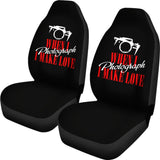 When I Photograph I Make Love Car Seat Covers 211101 - YourCarButBetter