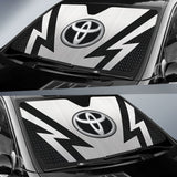 White And Black Toyota Amazing Style Car Auto Sun Shades Custom 1 210601 - YourCarButBetter