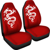 White Dragon The Celtic Car Seat Covers 211803 - YourCarButBetter