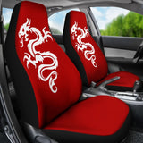 White Dragon The Celtic Car Seat Covers 211803 - YourCarButBetter