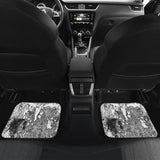 White Grunge Art Car Floor Mats 210202 - YourCarButBetter