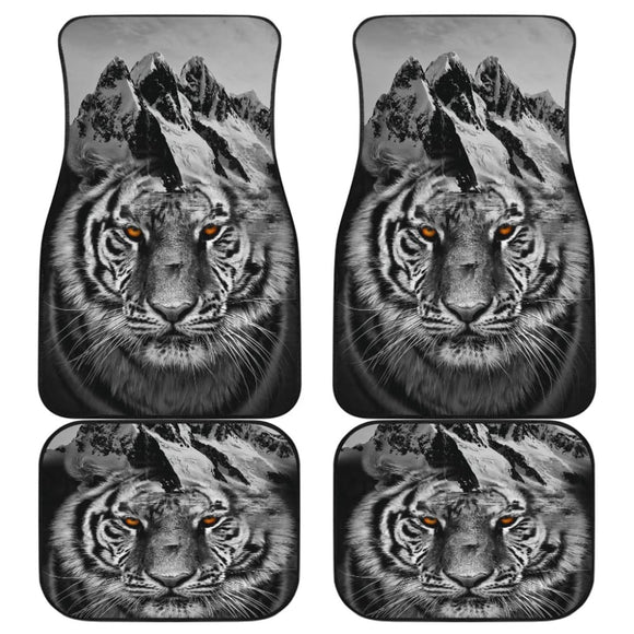 White Mountain Tiger Floor Mats for Car 211303 - YourCarButBetter