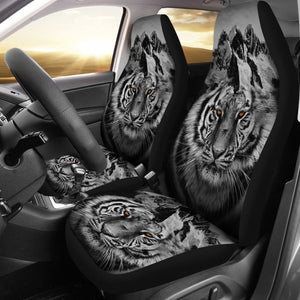 White Mountain Tiger Seat Covers for Car 211303 - YourCarButBetter