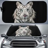 White Tiger Bengal Tiger White Bengal Tiger Car Sun Shade 172609 - YourCarButBetter