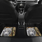 White Tiger Car Accessories Custom Gifts Idea Car Floor Mats 211403 - YourCarButBetter