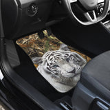 White Tiger Car Accessories Custom Gifts Idea Car Floor Mats 211403 - YourCarButBetter