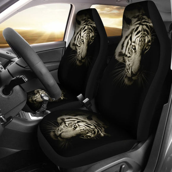 White Tiger Car Seat Covers Amazing Gift Ideas 212701 - YourCarButBetter
