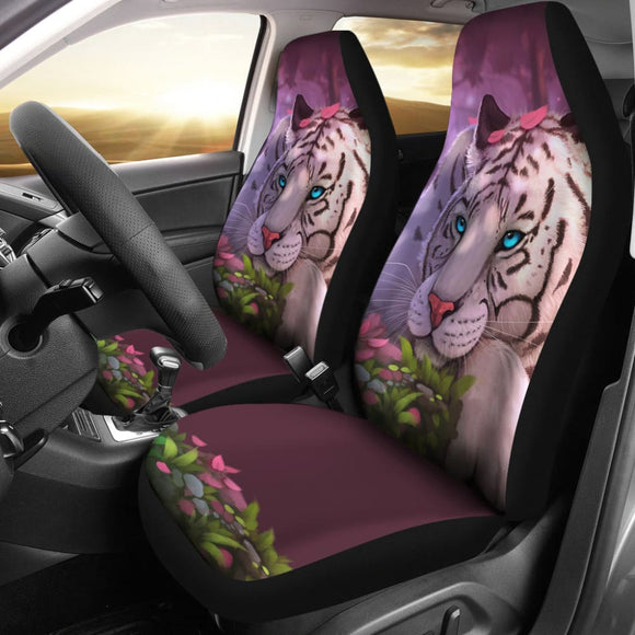 White Tiger Custom Car Accessories Car Seat Covers 212503 - YourCarButBetter