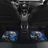 White Werewolf At Full Moon Dark Mountain Car Floor Mats 212109 - YourCarButBetter