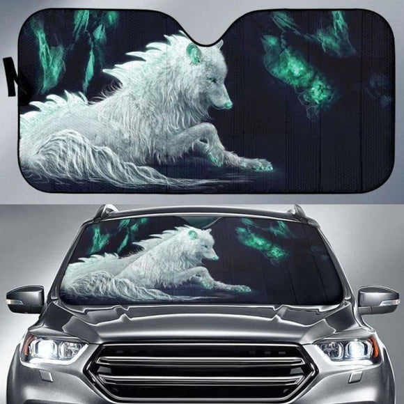 White Wolf Arctic Car Sun Shades 172609 - YourCarButBetter