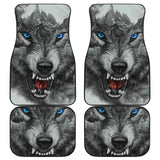 Wild Fierce Wolf Car Floor Mats 212502 - YourCarButBetter