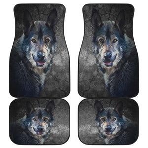 Wild Wolf Front And Back Car Mats 174510 - YourCarButBetter