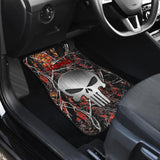 Wildfire Camouflage US Marine Corps Punisher Print Design Car Floor Mats 211803 - YourCarButBetter