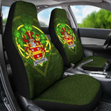 Willoughby Ireland Car Seat Cover Celtic Shamrock (Set Of Two) 154230 - YourCarButBetter