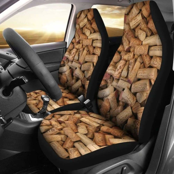 Wine Corks Car Seat Covers 160830 - YourCarButBetter