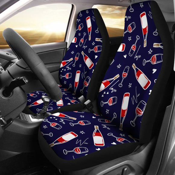 Wine Lovers Car Seat Covers 211804 - YourCarButBetter
