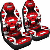 Winter Camp Red Car Seat Covers 105905 - YourCarButBetter