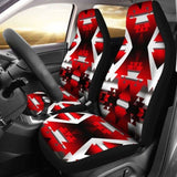 Winter Camp Red Car Seat Covers 105905 - YourCarButBetter