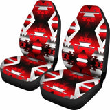 Winter Camp Red Car Seat Covers 105905 - YourCarButBetter