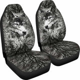 Wolf Art Breaking Style Car Seat Covers 200904 - YourCarButBetter