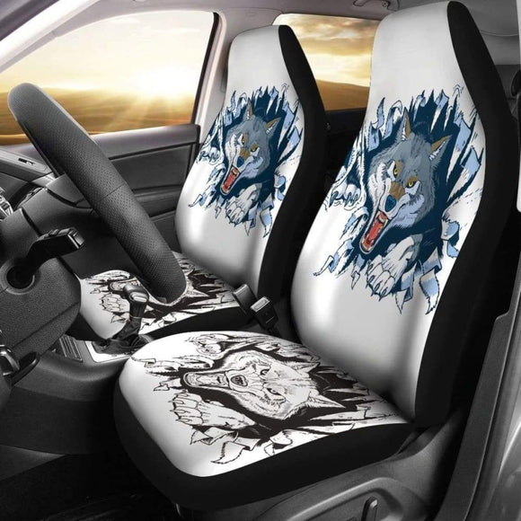 Wolf Car Seat Covers 094513 - YourCarButBetter