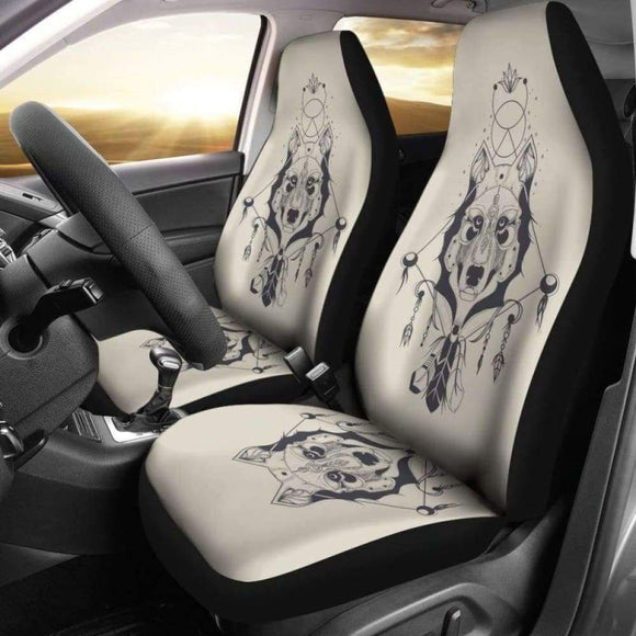 Wolf Car Seat Covers 3 094513 - YourCarButBetter