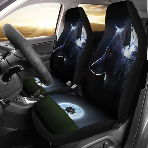 Wolf Car Seat Covers Amazing 200904 - YourCarButBetter