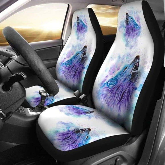 Wolf Car Seat Covers Amazing Gift 094513 - YourCarButBetter
