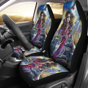 Wolf Car Seat Covers Great Gift For Wolf Lover 212402 - YourCarButBetter