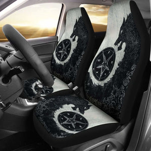 Wolf Dark Spirit Car Seat Covers 200904 - YourCarButBetter