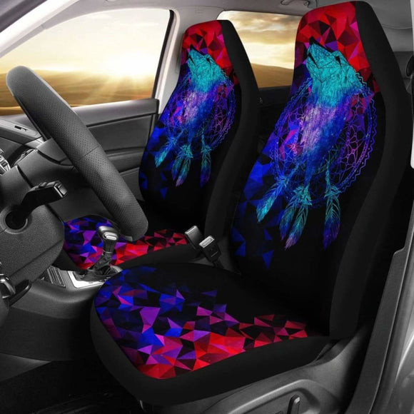Wolf Dreamcatcher Car Seat Covers 200904 - YourCarButBetter