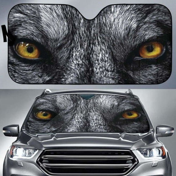 Wolf Eyes Car Sun Shades 172609 - YourCarButBetter