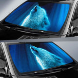 Wolf Fantasy Light Heaven 4K Car Sun Shade 172609 - YourCarButBetter