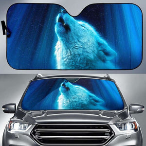 Wolf Fantasy Light Heaven 4K Car Sun Shade 172609 - YourCarButBetter