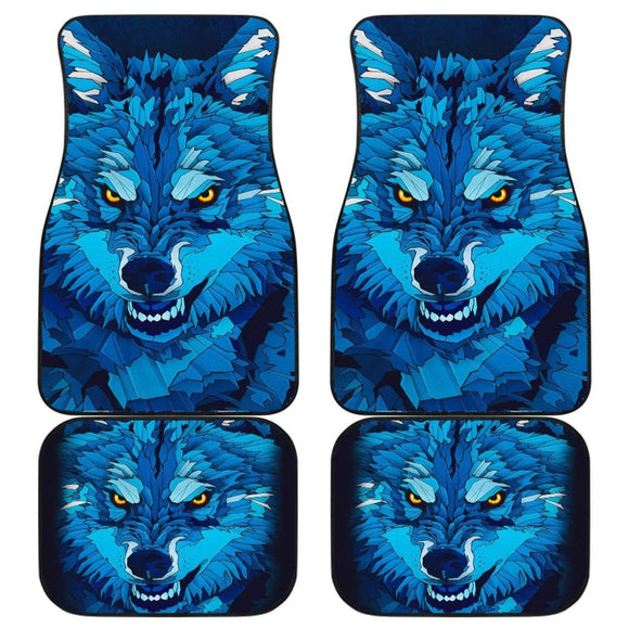 Wolf Front And Back Car Mats 174510 - YourCarButBetter