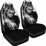 Wolf Girl Car Seat Covers 200904 - YourCarButBetter