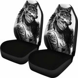 Wolf Girl Car Seat Covers 200904 - YourCarButBetter