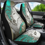 Wolf Head Zentangle Car Seat Covers 174510 - YourCarButBetter