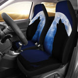 Wolf Howling Car Seat Covers 174510 - YourCarButBetter