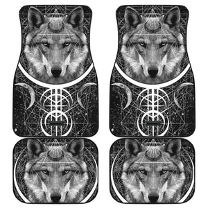 Wolf King Art Design Car Floor Mats Amazing Gift Ideas 174510 - YourCarButBetter