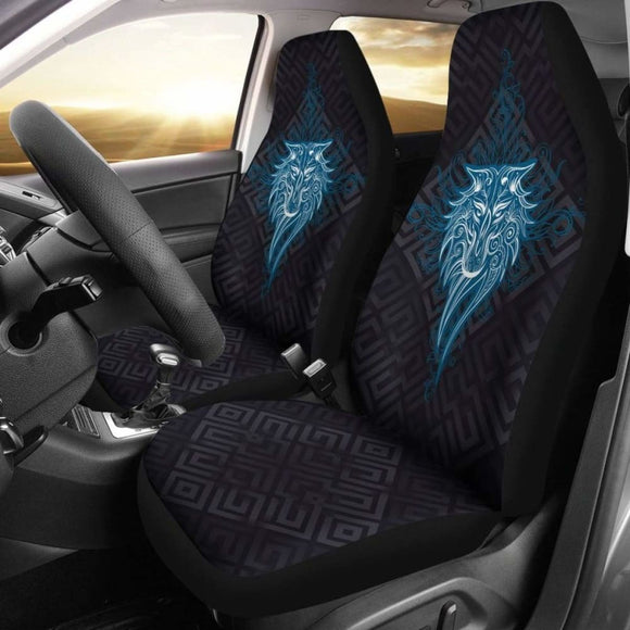 Wolf Mandala Car Seat Covers 200904 - YourCarButBetter