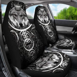Wolf Mandala Car Seat Covers 212302 - YourCarButBetter