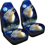 Wolf Pack Full Moon Car Seat Covers 211902 - YourCarButBetter