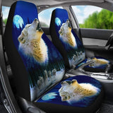 Wolf Pack Full Moon Car Seat Covers 211902 - YourCarButBetter