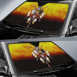 Wolves Warrior Native American Pride Auto Sun Shades 093223 - YourCarButBetter