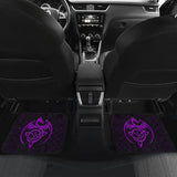 Wonderful Purple Dragon Celtic Symbol Car Floor Mats 211101 - YourCarButBetter