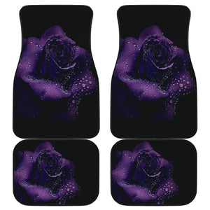 Wonderful Purple Rose Bush Floral Lovers Car Floor Mats 211101 - YourCarButBetter